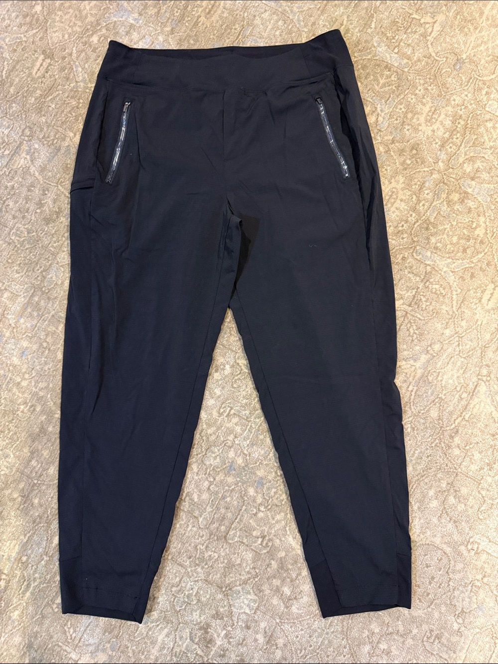 Athleta Black womens Jogger Pants with Zip Pockets